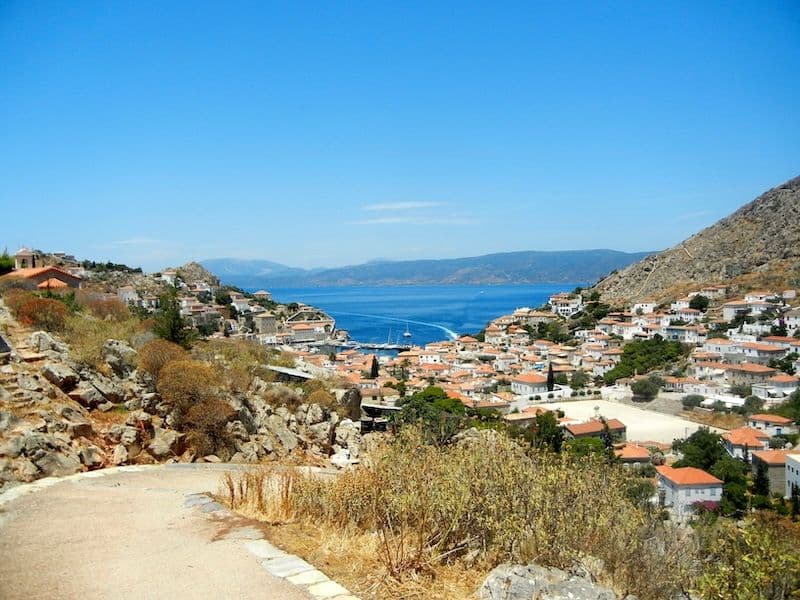 athens hydra hiking