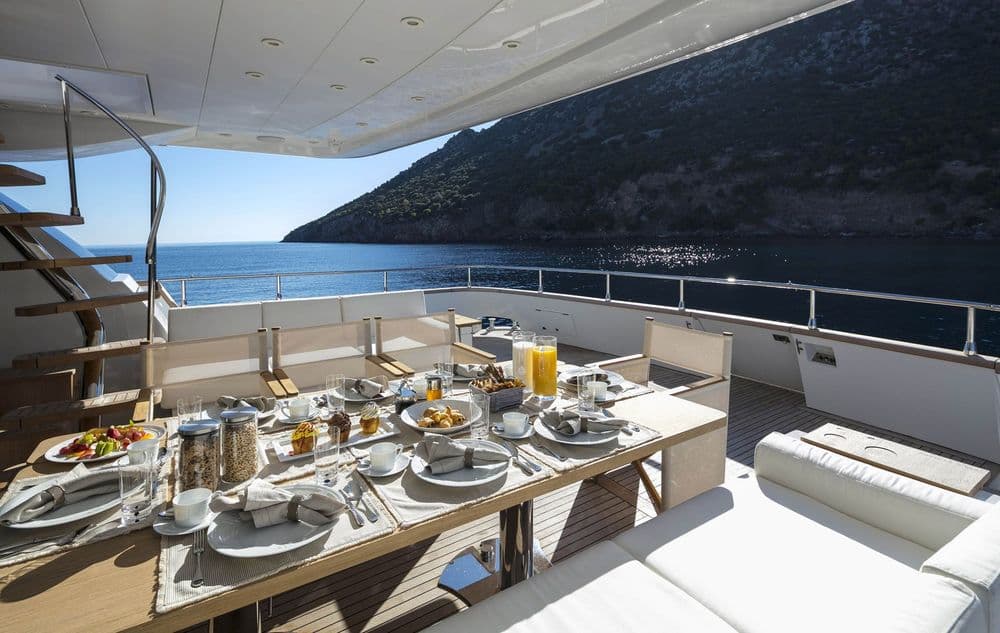 soledimare greece crewed dining area